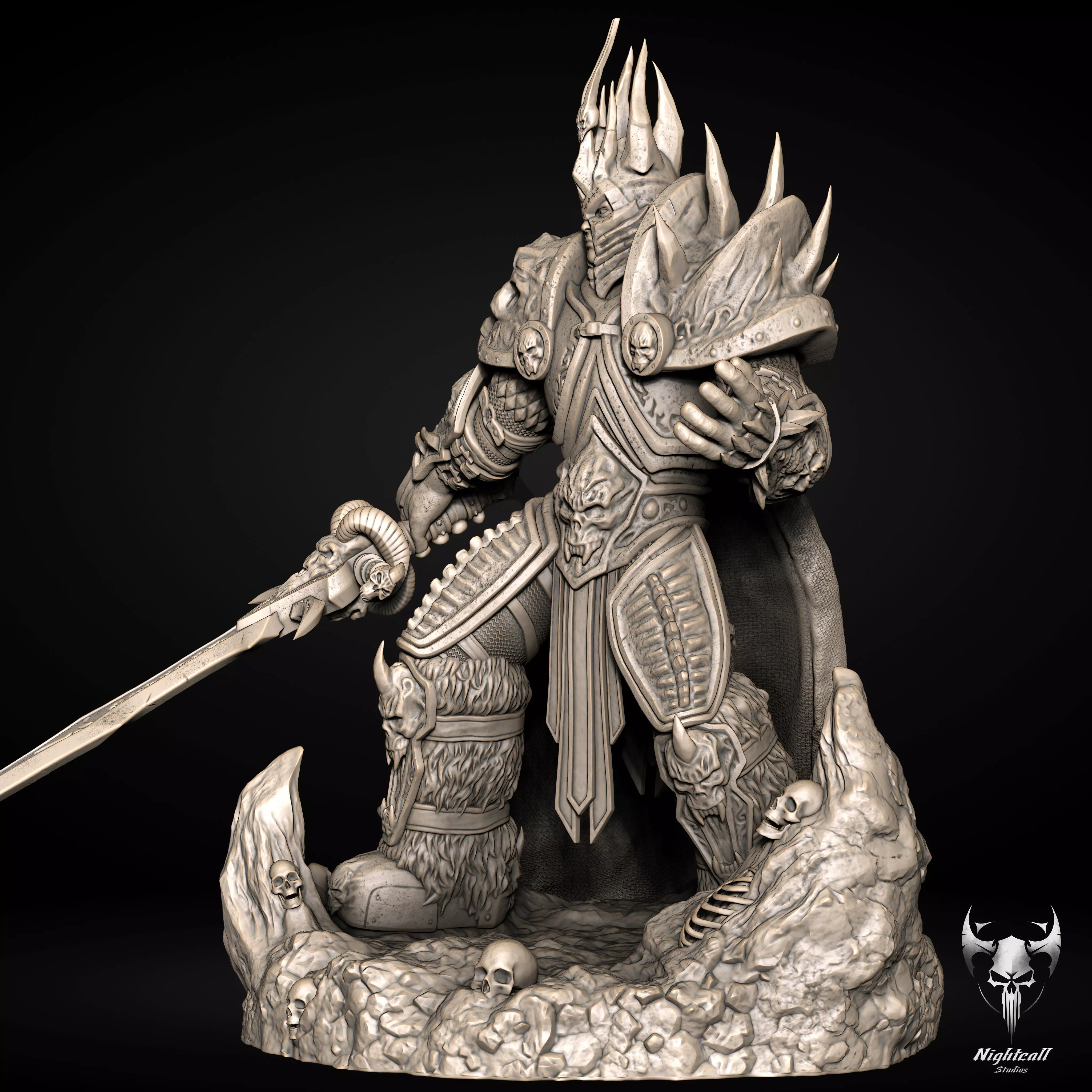 Arthas the Lich King 3D print model  3D print model_2
