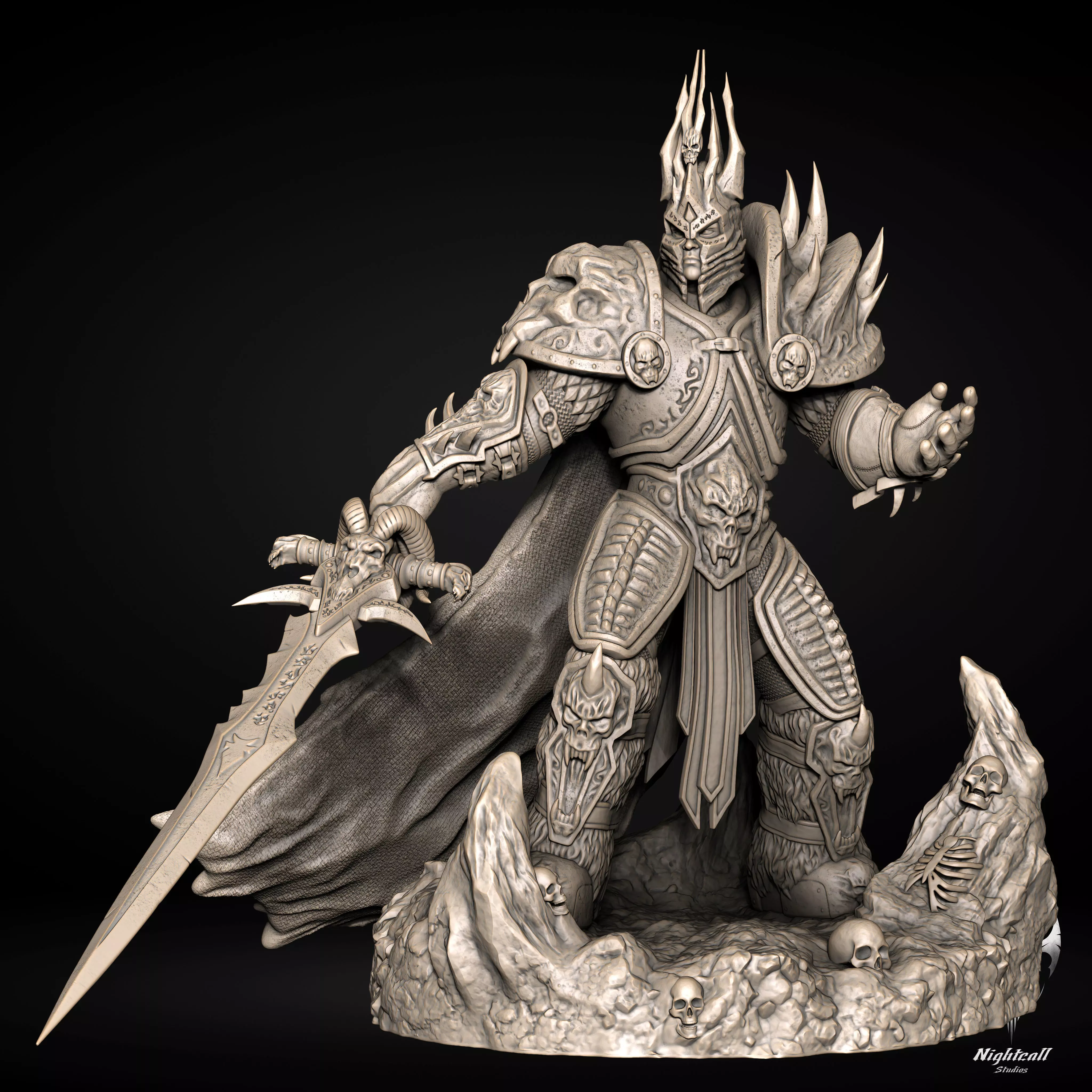 Arthas the Lich King 3D print model  3D print model_1