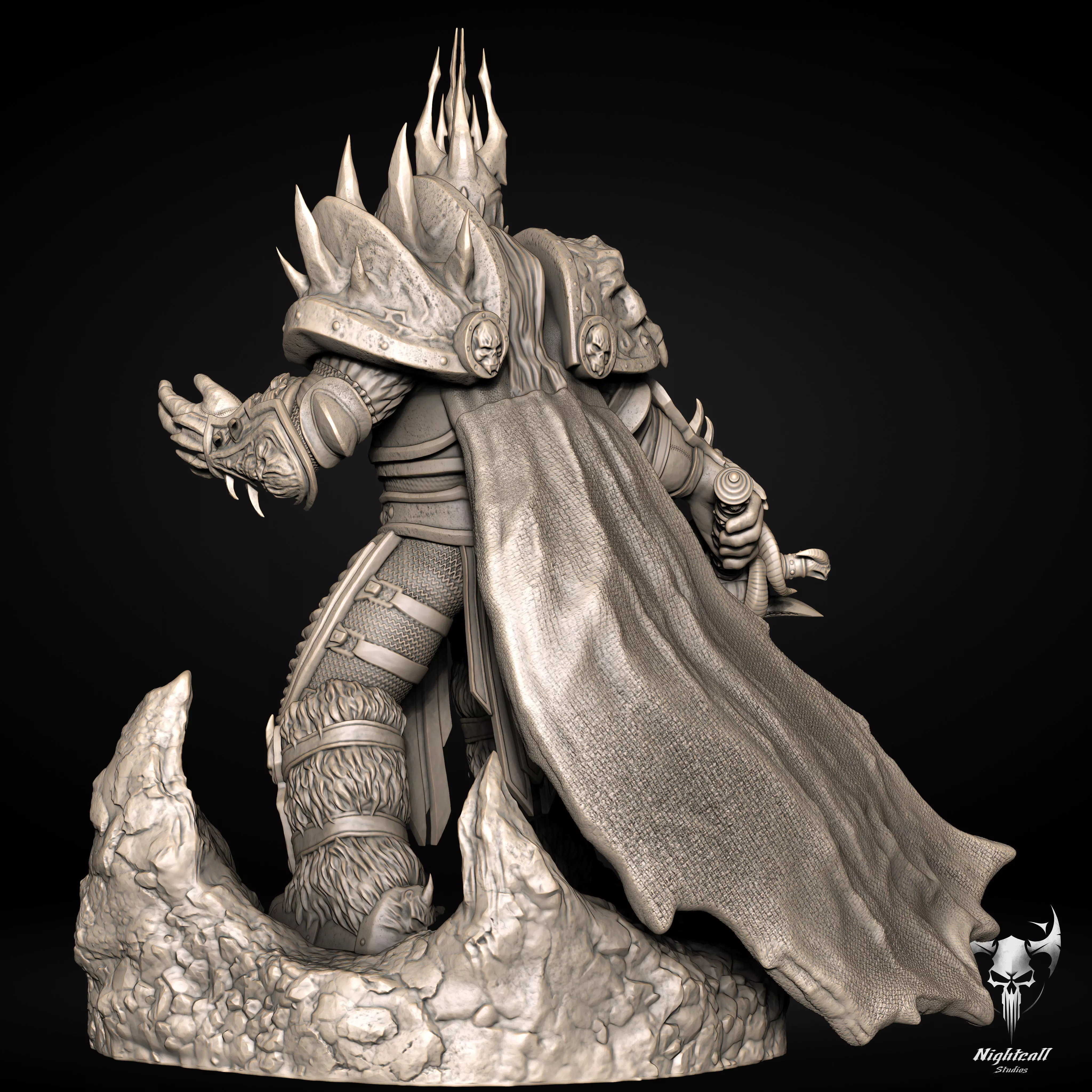Arthas the Lich King 3D print model  3D print model_5
