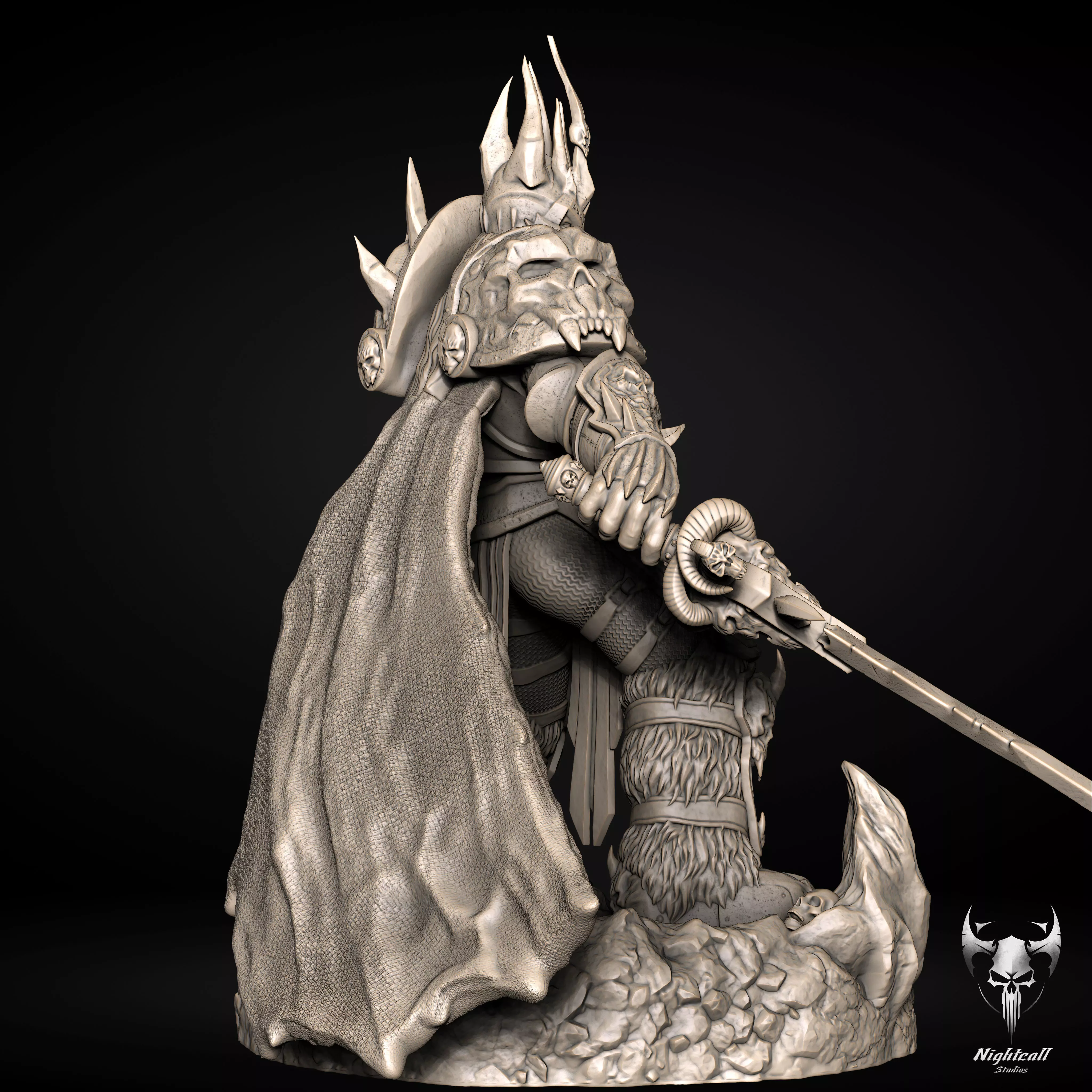 Arthas the Lich King 3D print model  3D print model_4