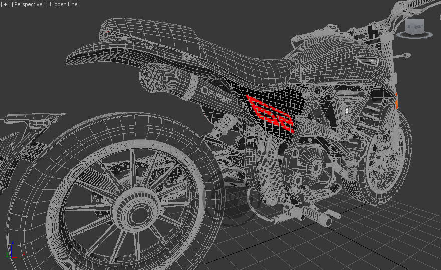 Ducati Scrambler Next Gen 3D model_17