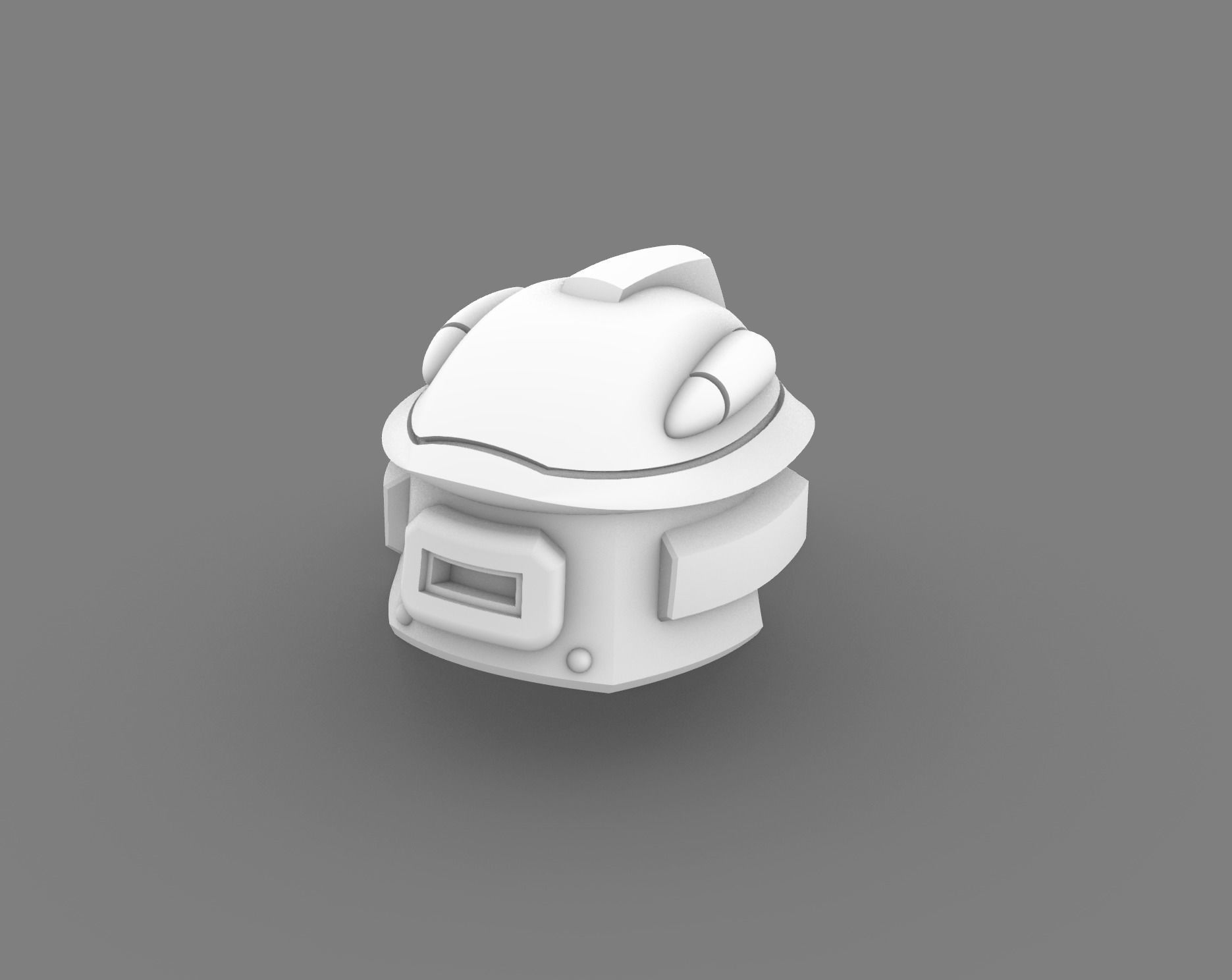 Krok head for CW deluxe Air Raid 3D print model_3