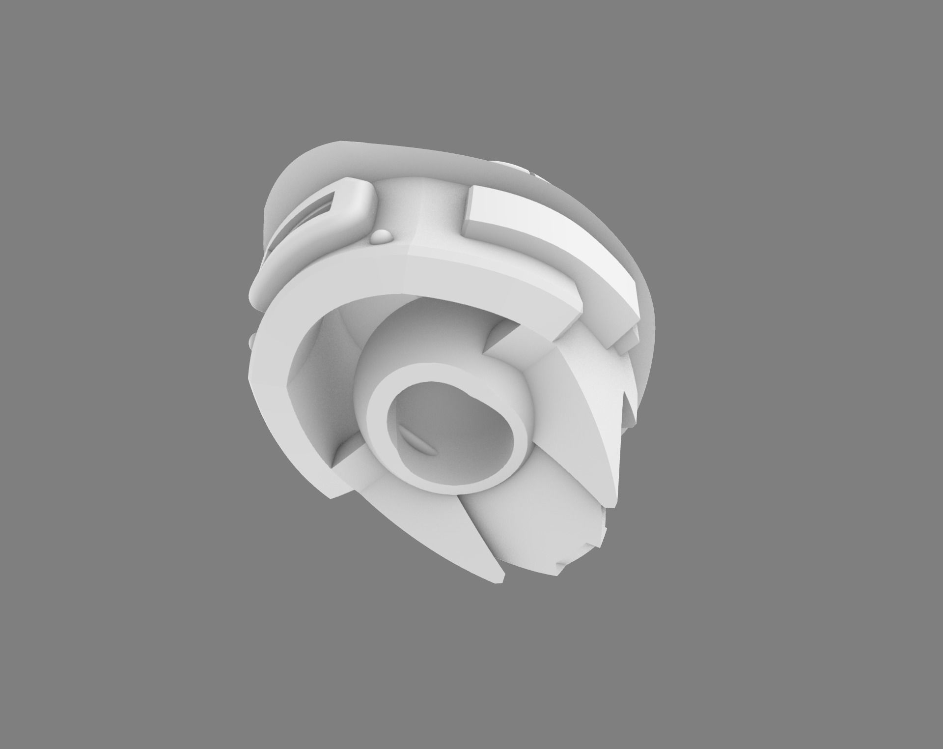 Krok head for CW deluxe Air Raid 3D print model_2