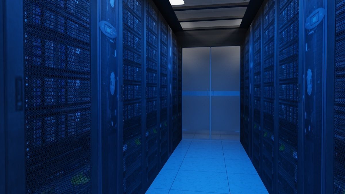 Computer Server Room 3D model_6
