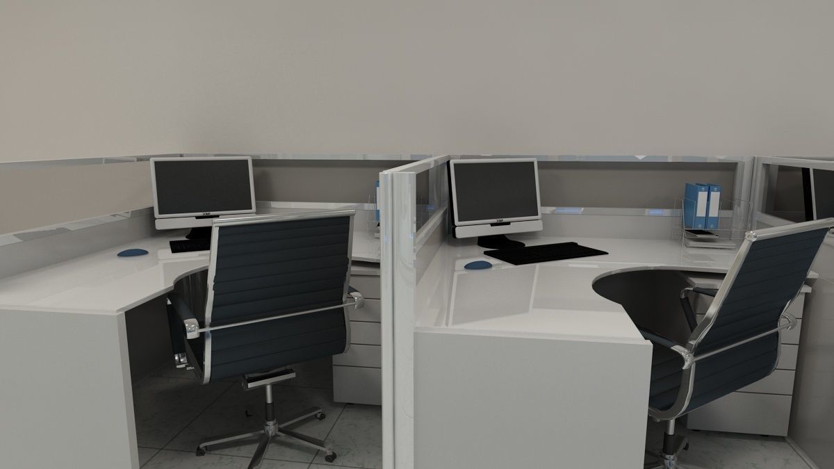 Computer Server Room 3D model_10