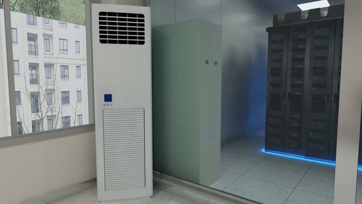Computer Server Room 3D model_11