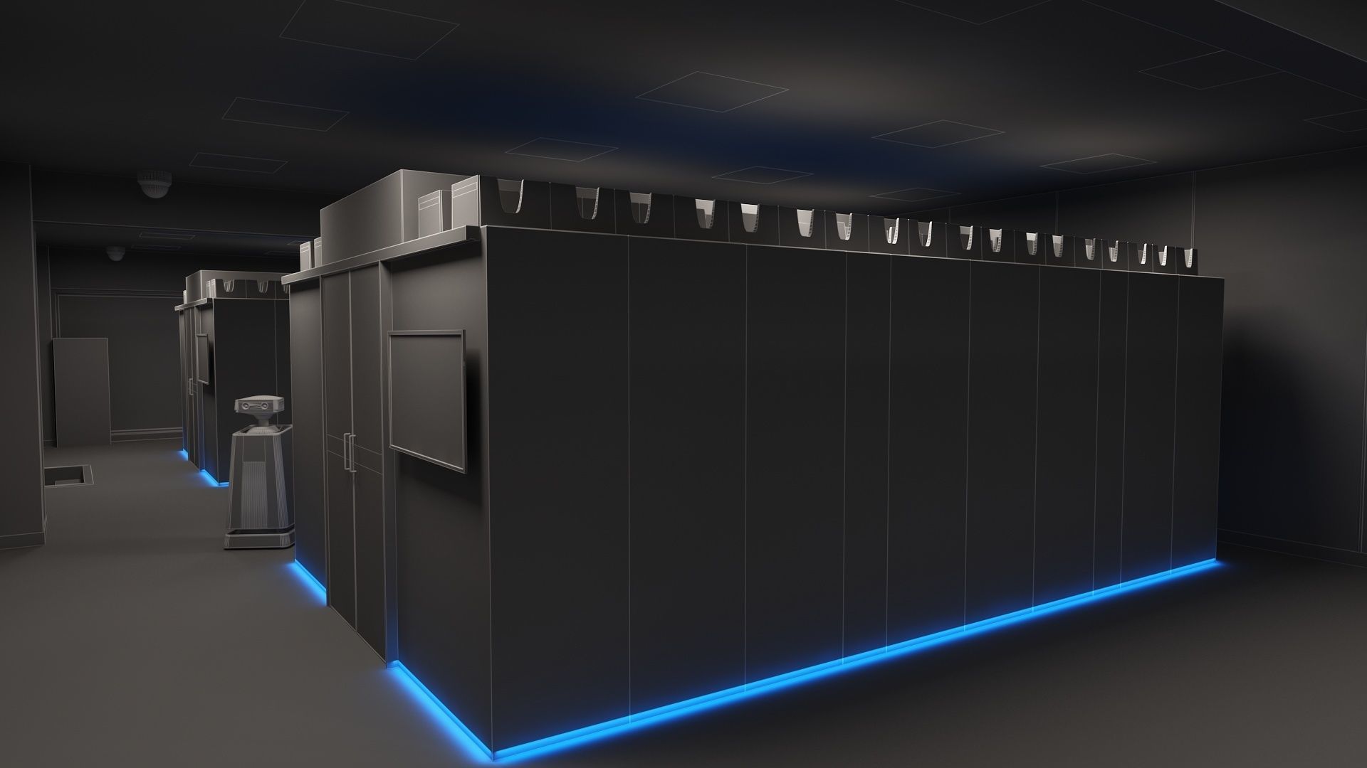 Computer Server Room 3D model_15
