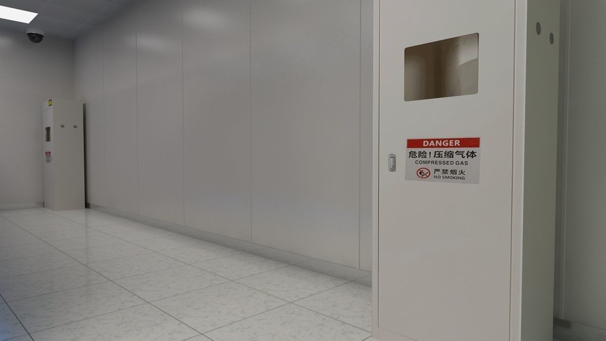 Computer Server Room 3D model_13