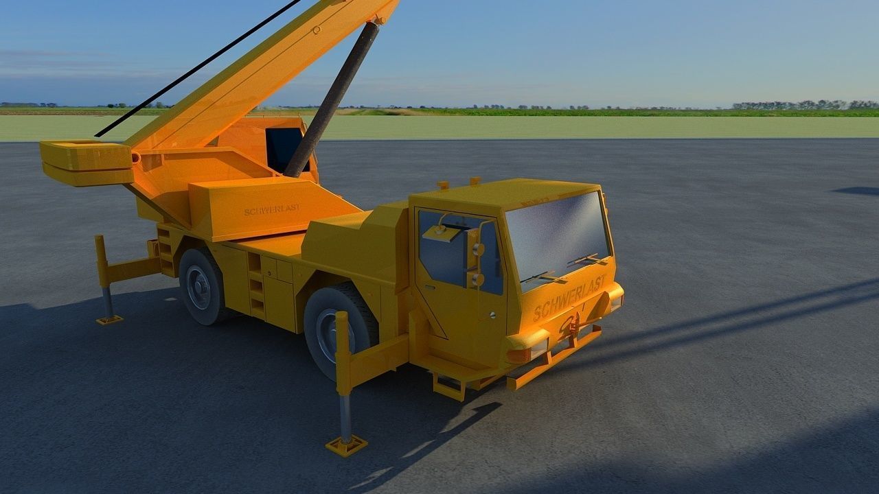 Overhead Crane 3D model_12