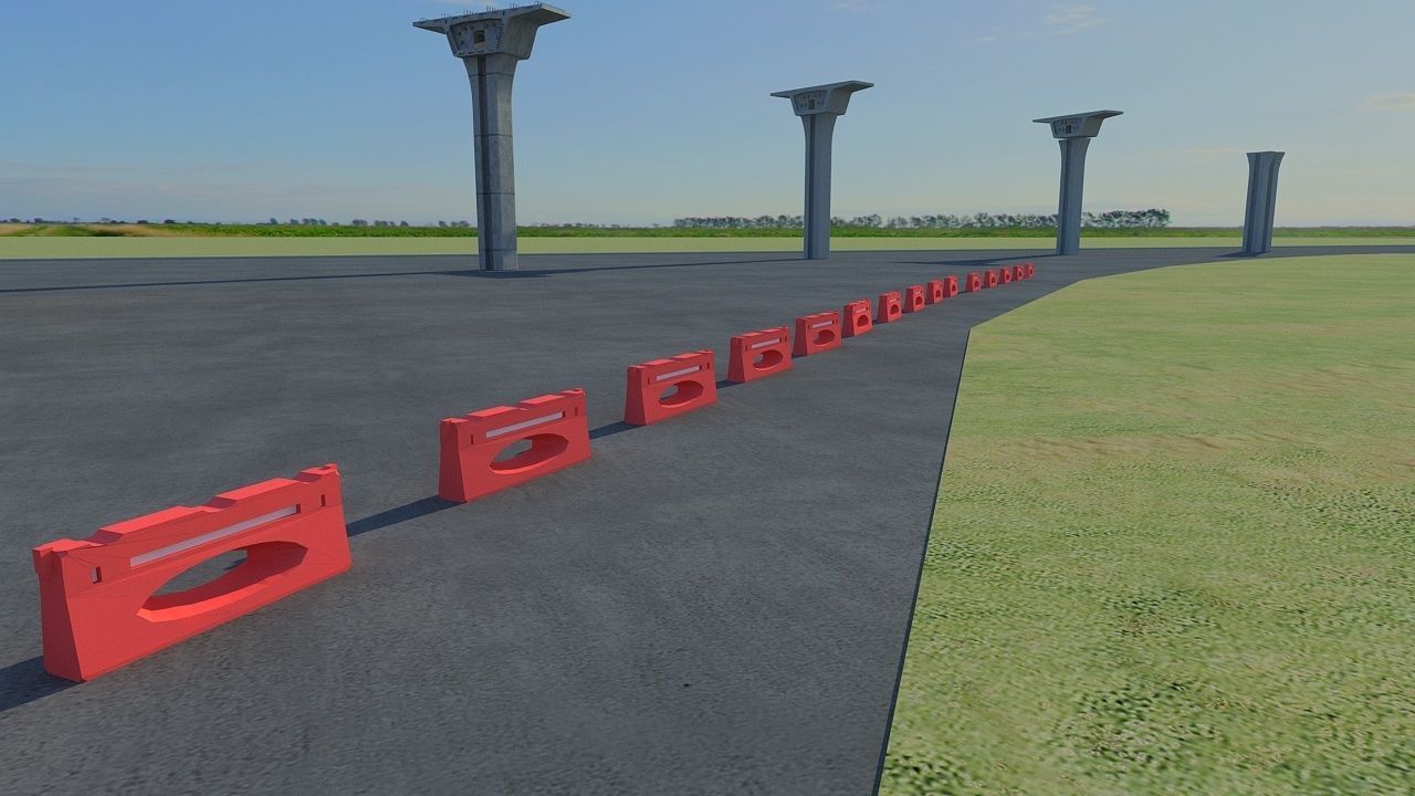 Overhead Crane 3D model_13