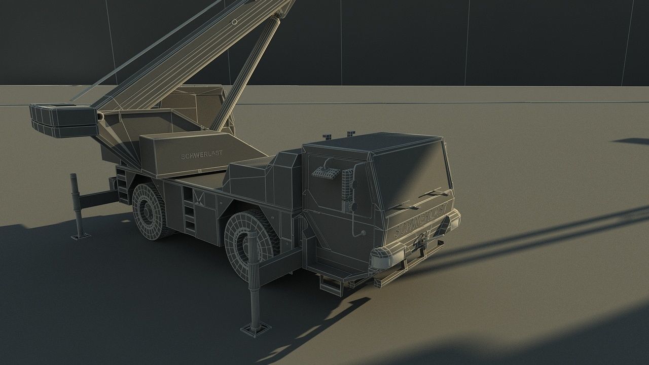 Overhead Crane 3D model_23