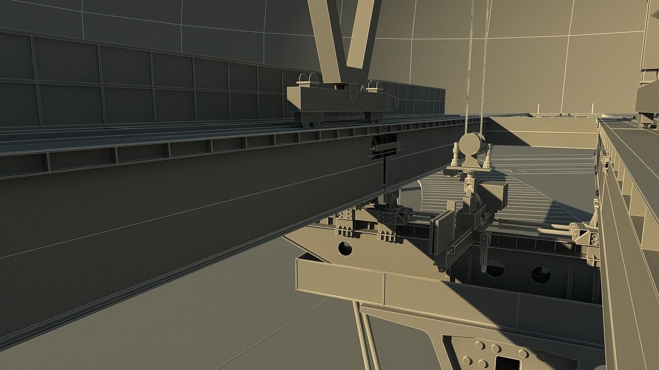 Overhead Crane 3D model_21