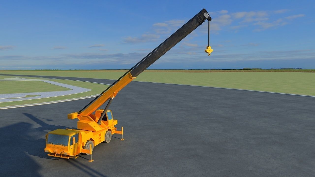 Overhead Crane 3D model_11