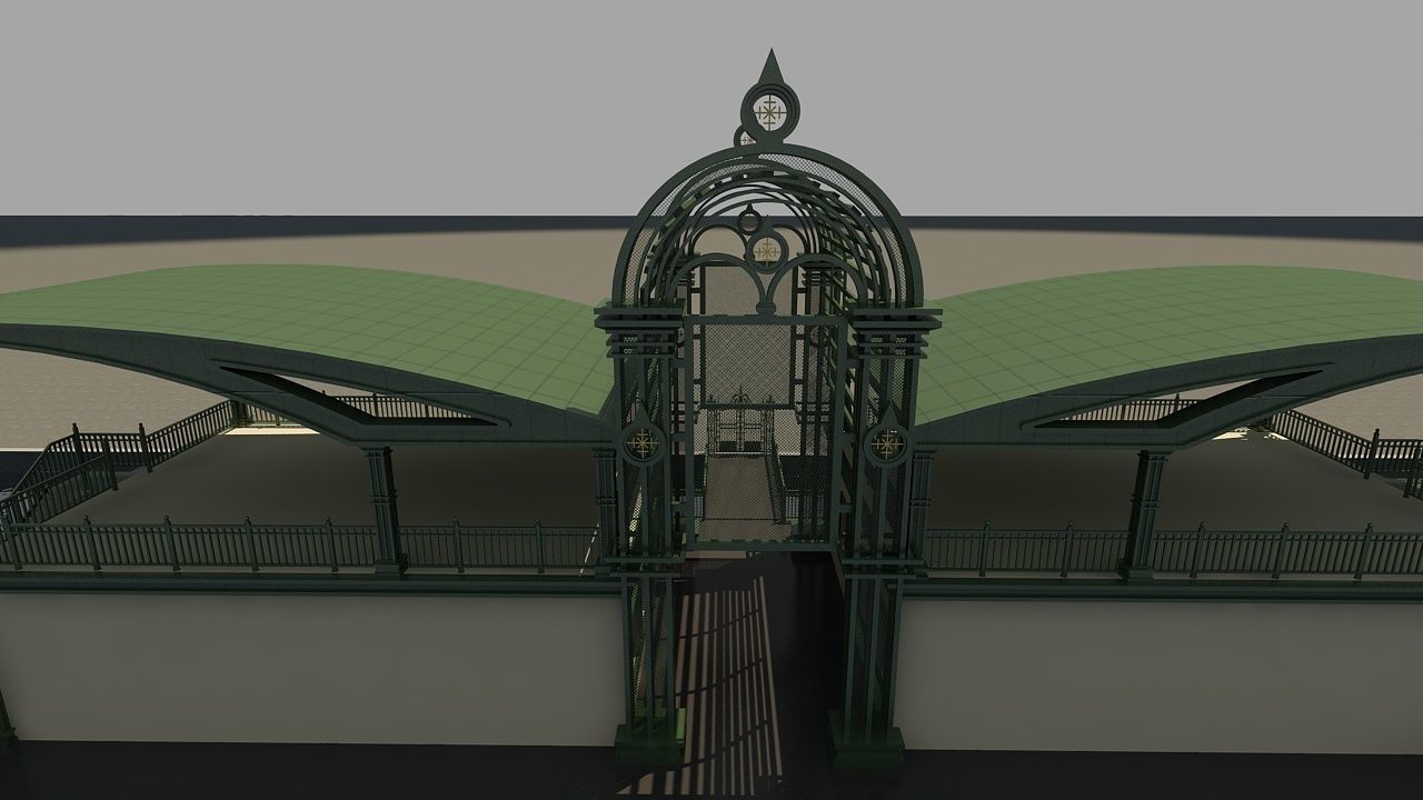 Passenger Terminal 3D model_11