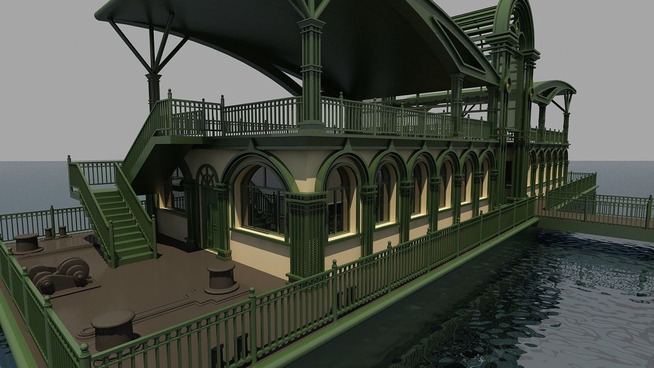 Passenger Terminal 3D model_6