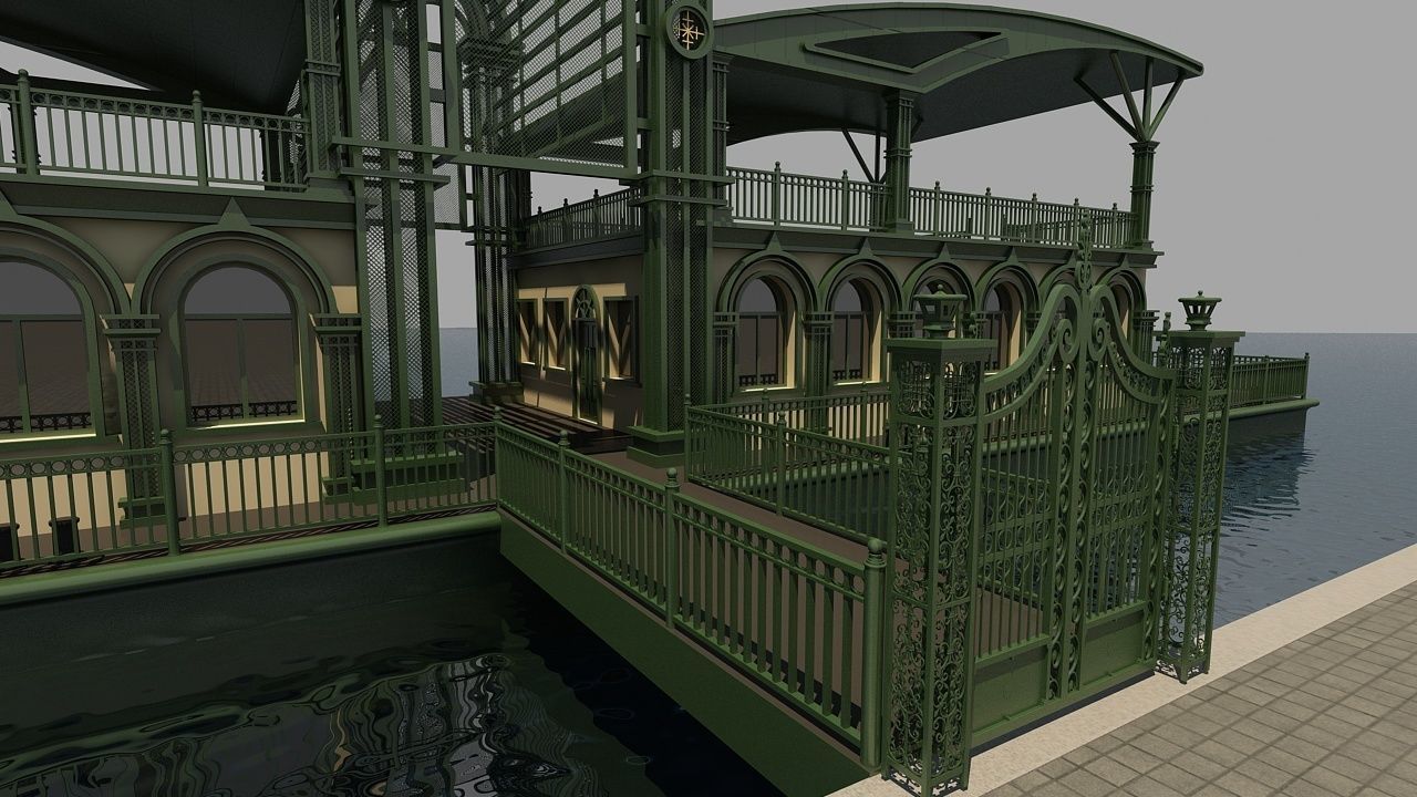 Passenger Terminal 3D model_8