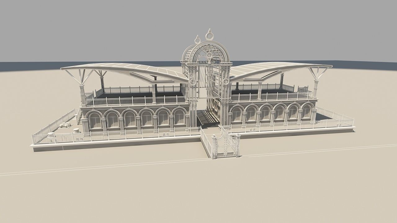 Passenger Terminal 3D model_15