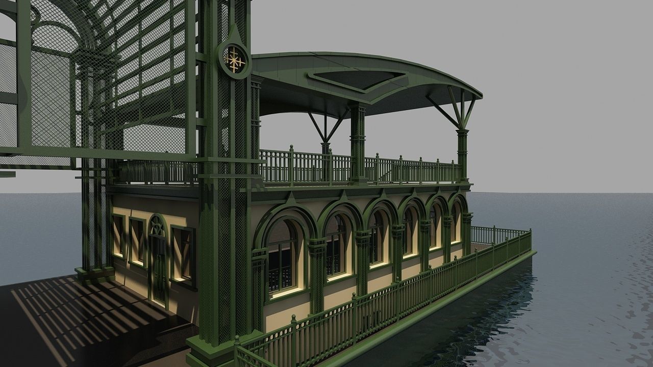 Passenger Terminal 3D model_7