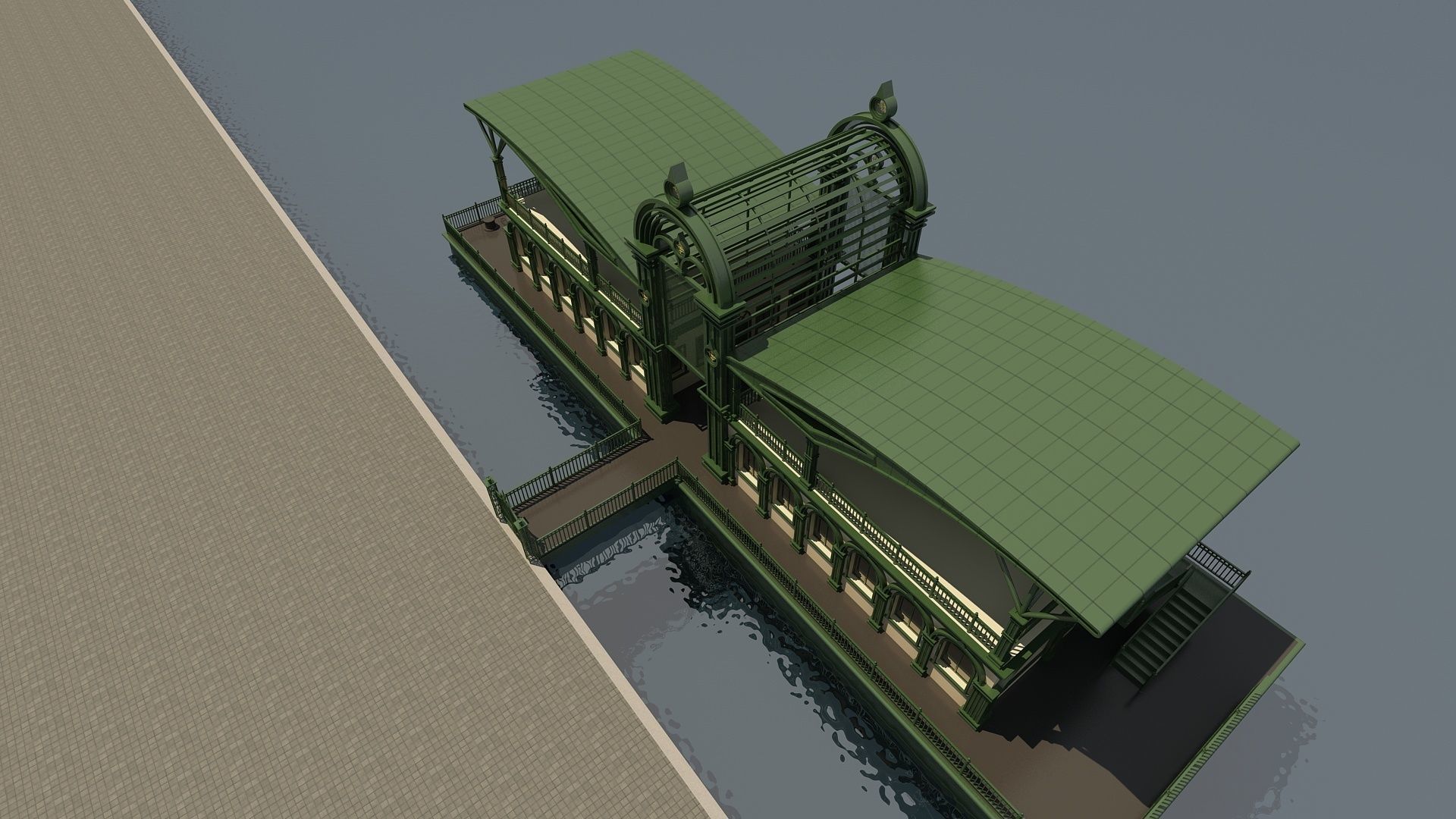 Passenger Terminal 3D model_5