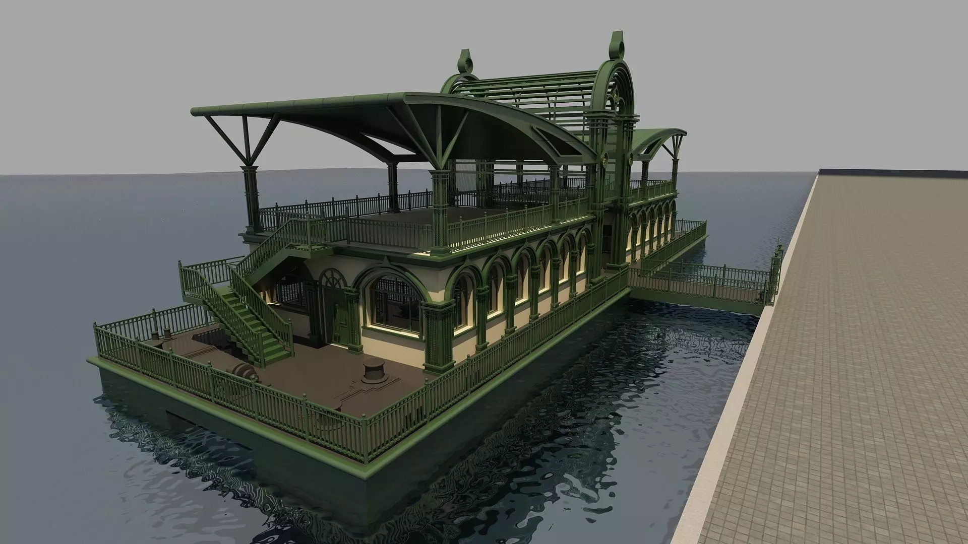 Passenger Terminal 3D model_0