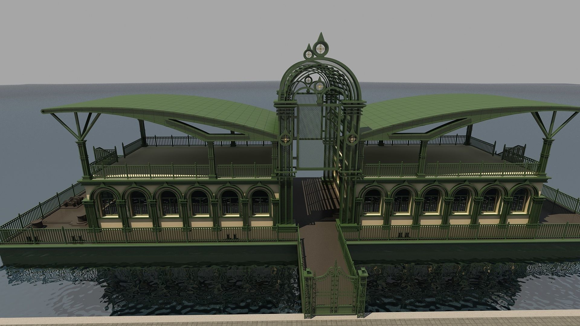 Passenger Terminal 3D model_3