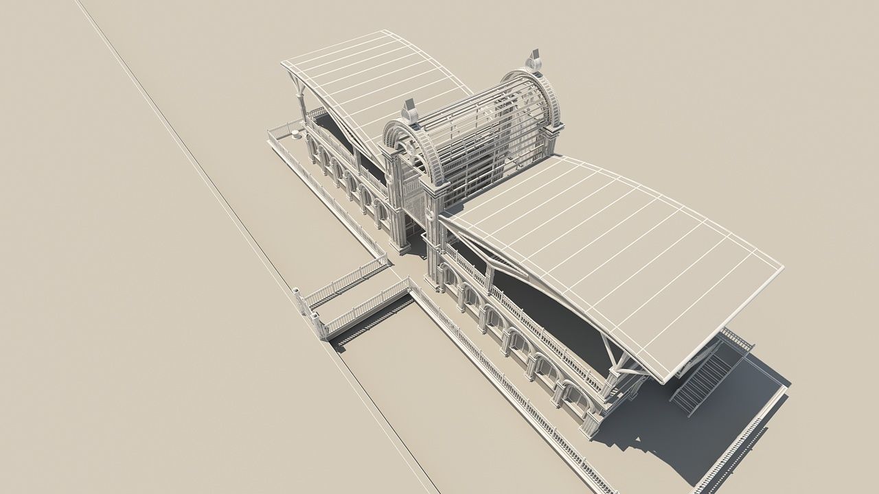Passenger Terminal 3D model_16