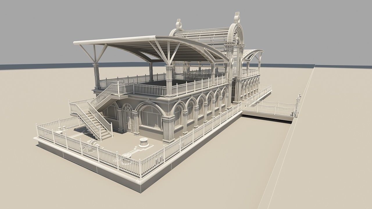 Passenger Terminal 3D model_14