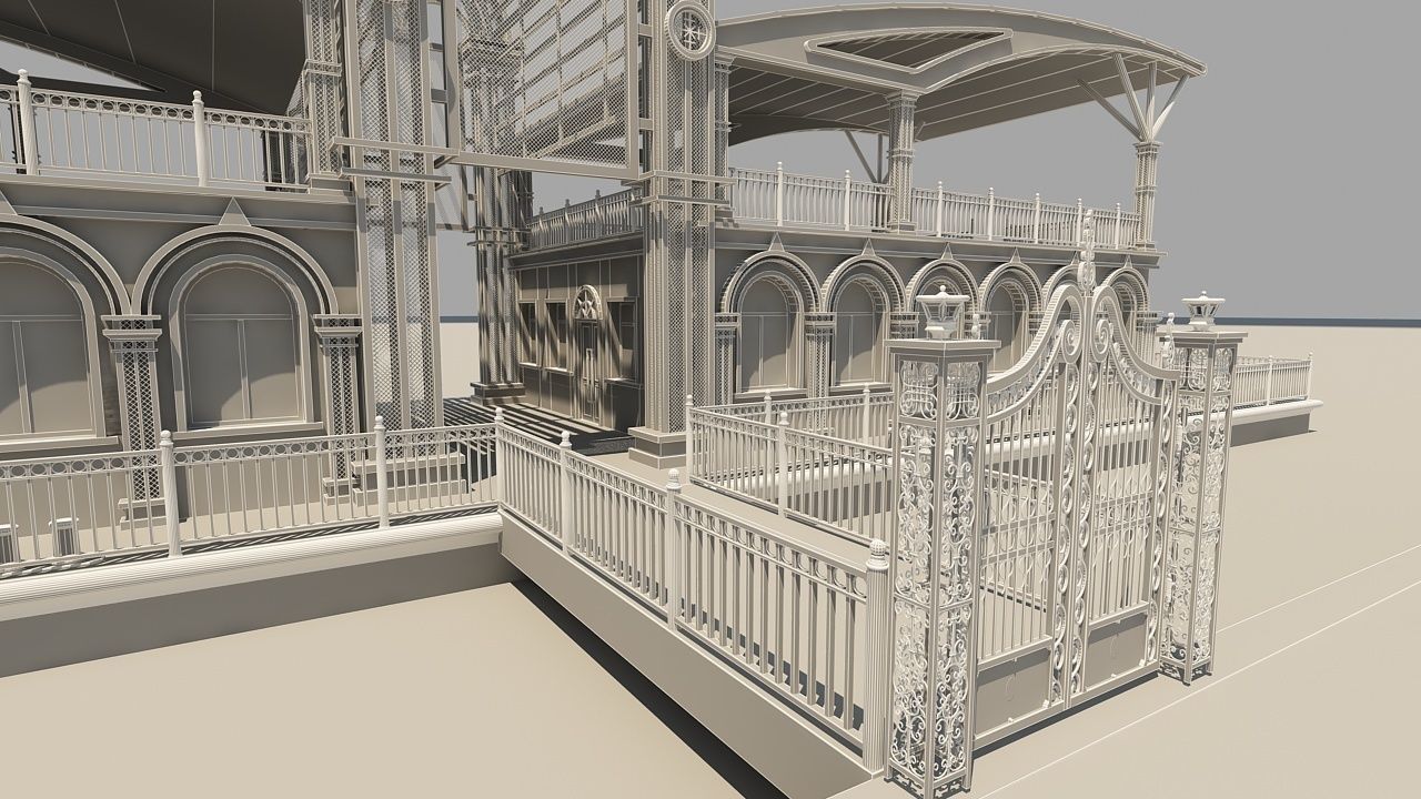 Passenger Terminal 3D model_19