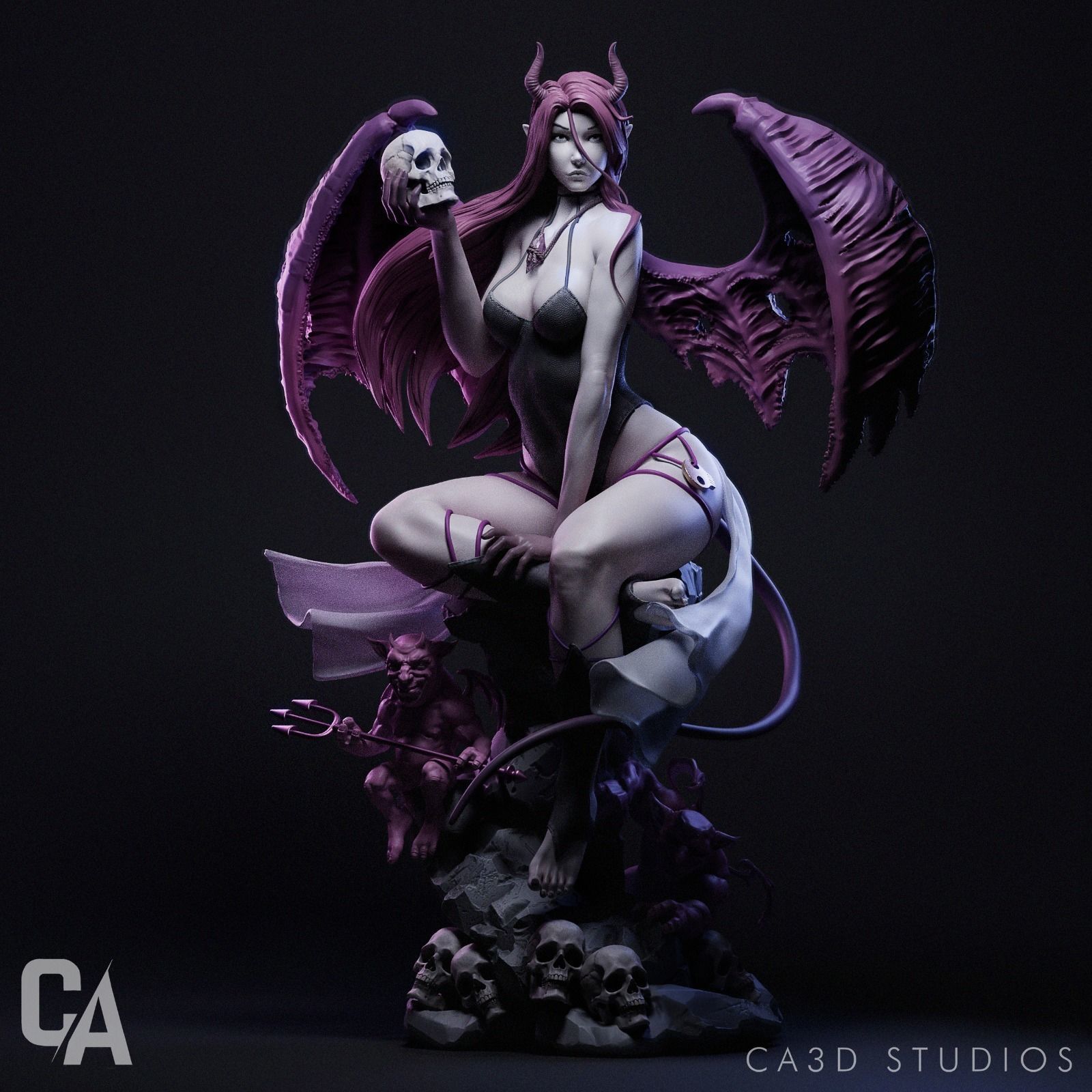 Succubus 3D Print 3D print model_2