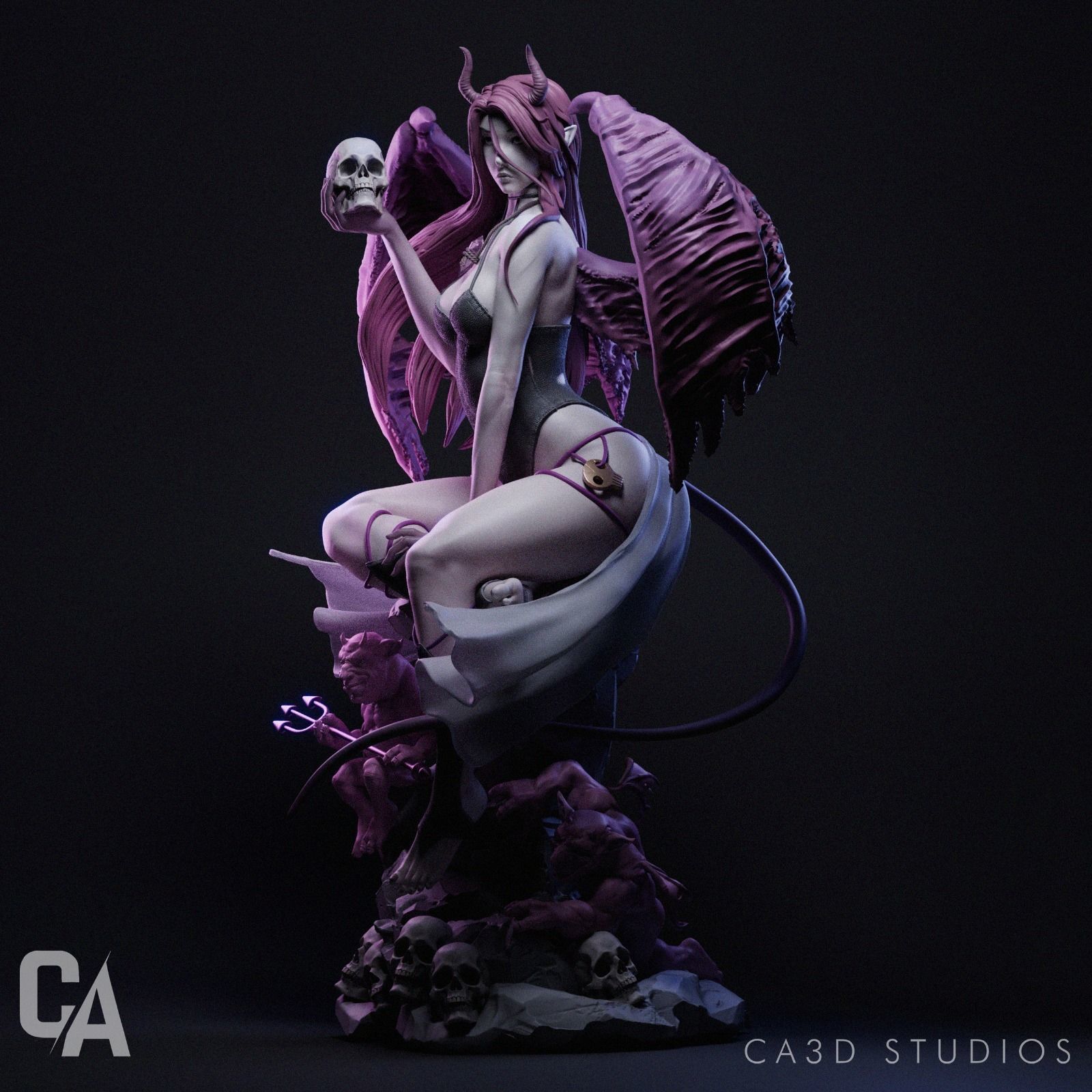 Succubus 3D Print 3D print model_3
