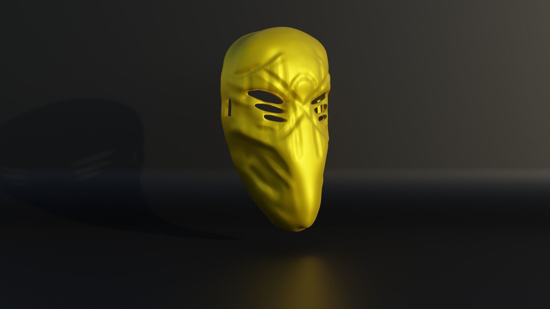 Halloween Horror Cosplay Mask - Costume Mask 3D print model_15