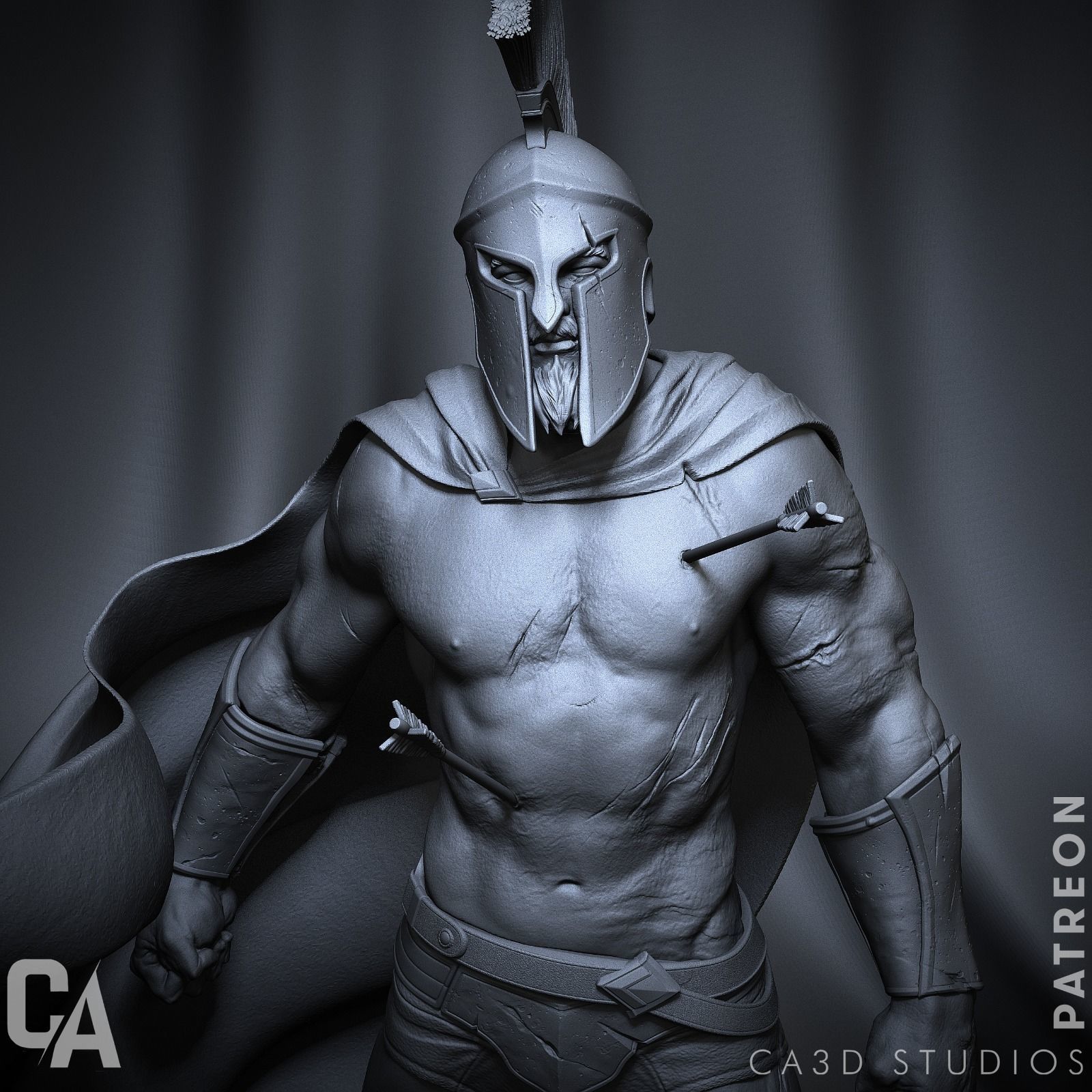 Leonidas 3D Print 3D print model_1