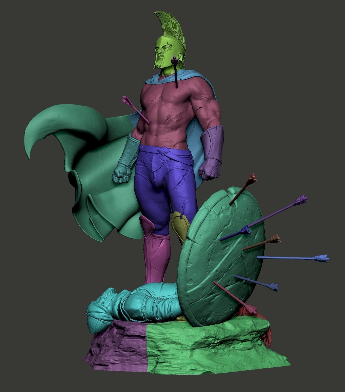Leonidas 3D Print 3D print model_7