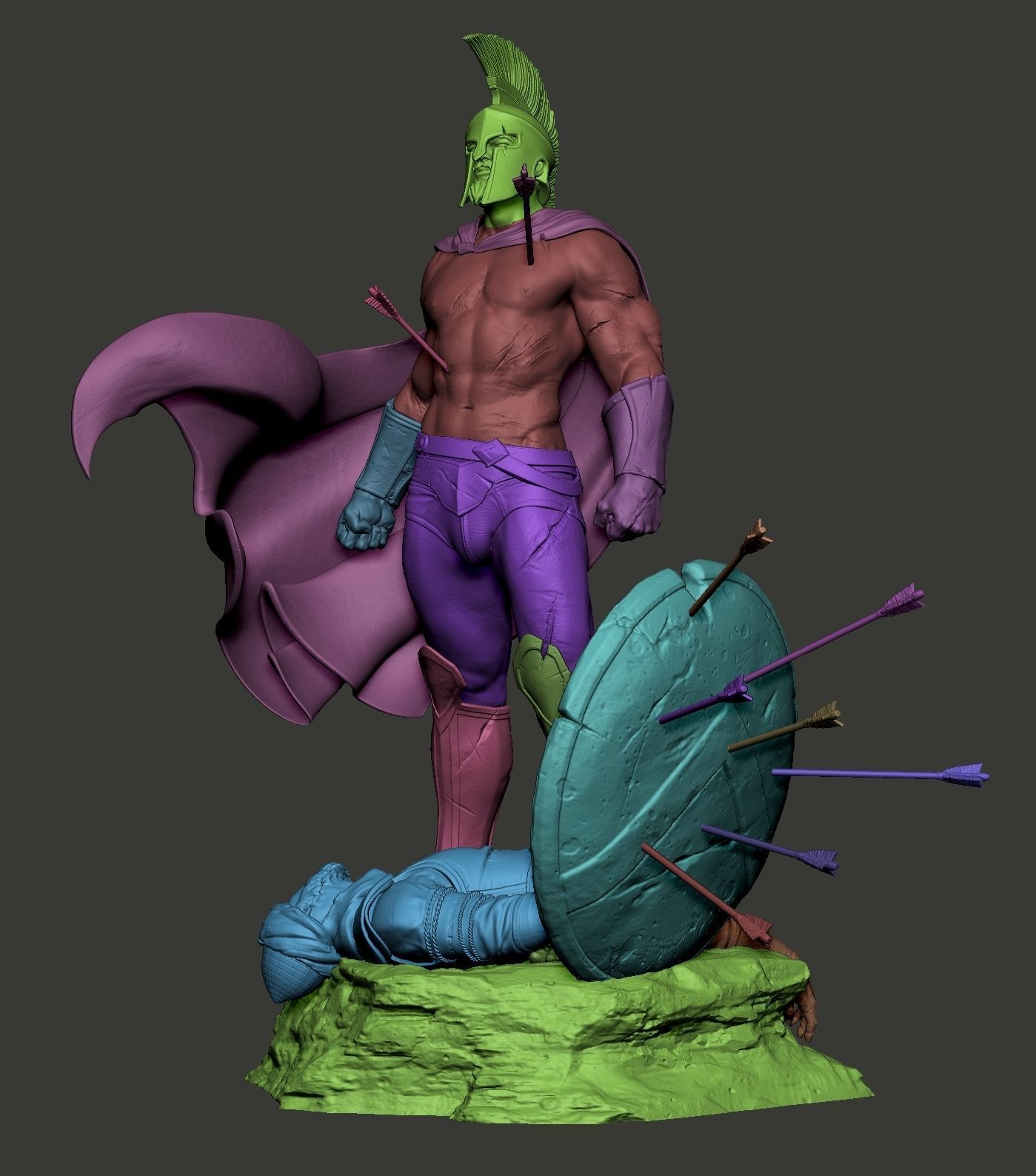 Leonidas 3D Print 3D print model_5
