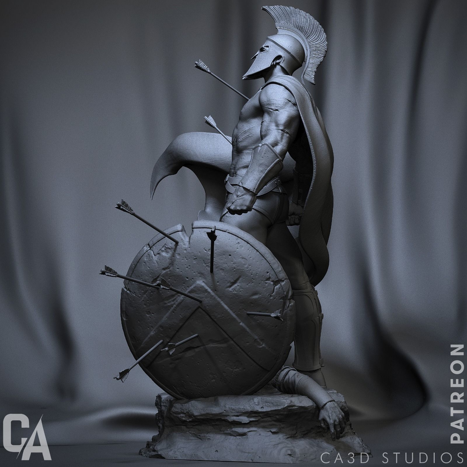 Leonidas 3D Print 3D print model_4