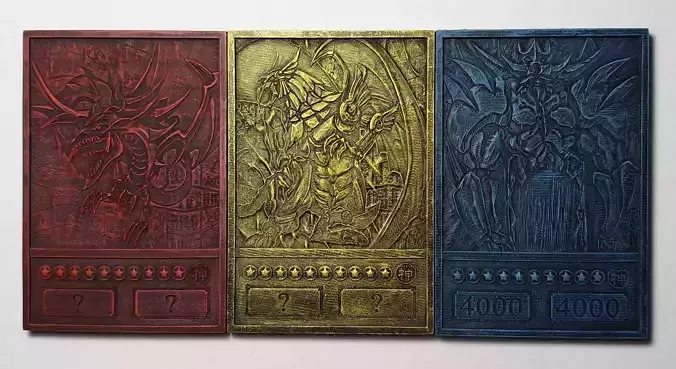 Egyptian Gods Anime Version - Yugioh 3D print model