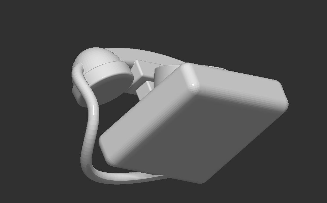 Miniature classic phone for model making 10th and 25th scale 3D print model_11