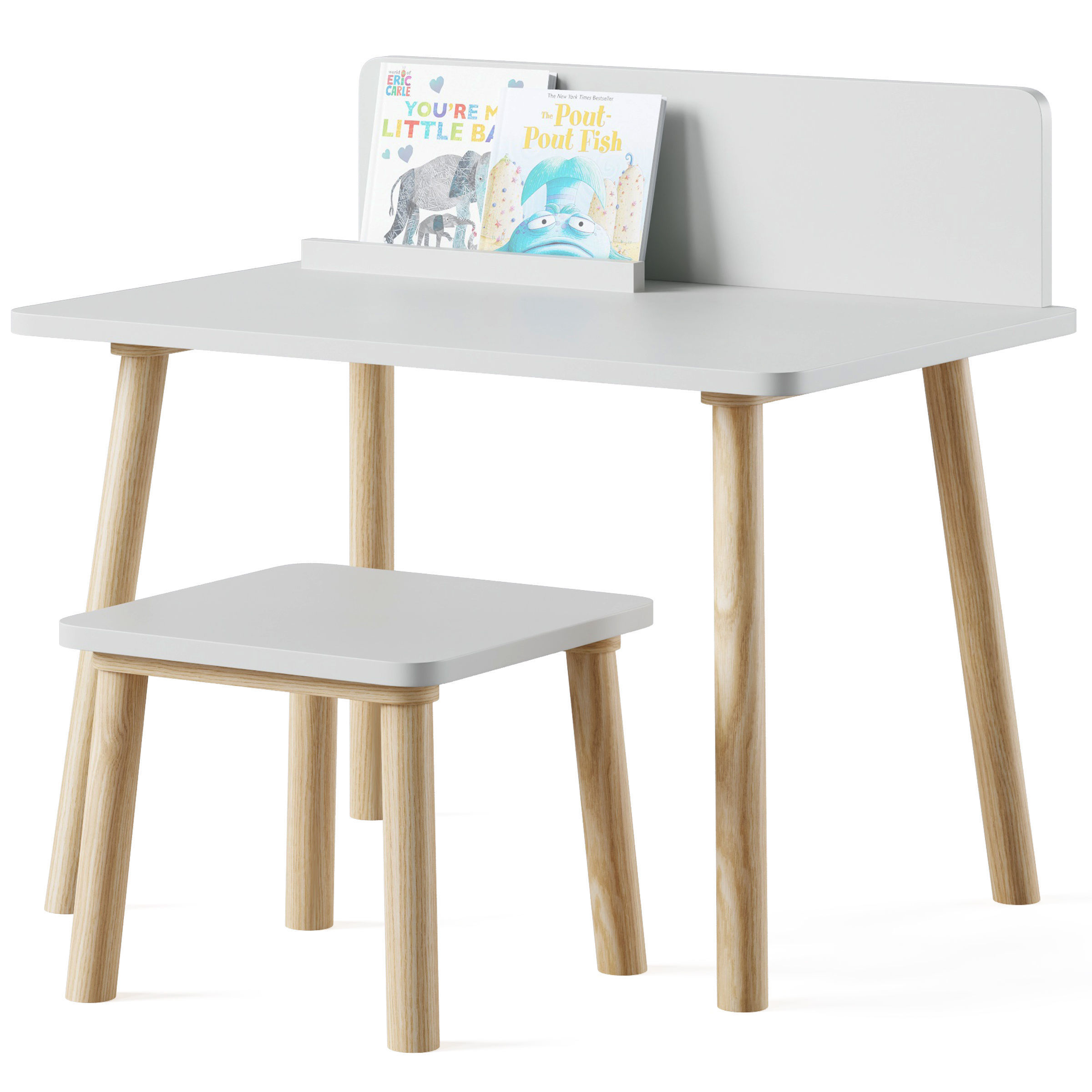 Set of childrens furniture Grete by LA REDOUTE INTERIEURS 3D model_1