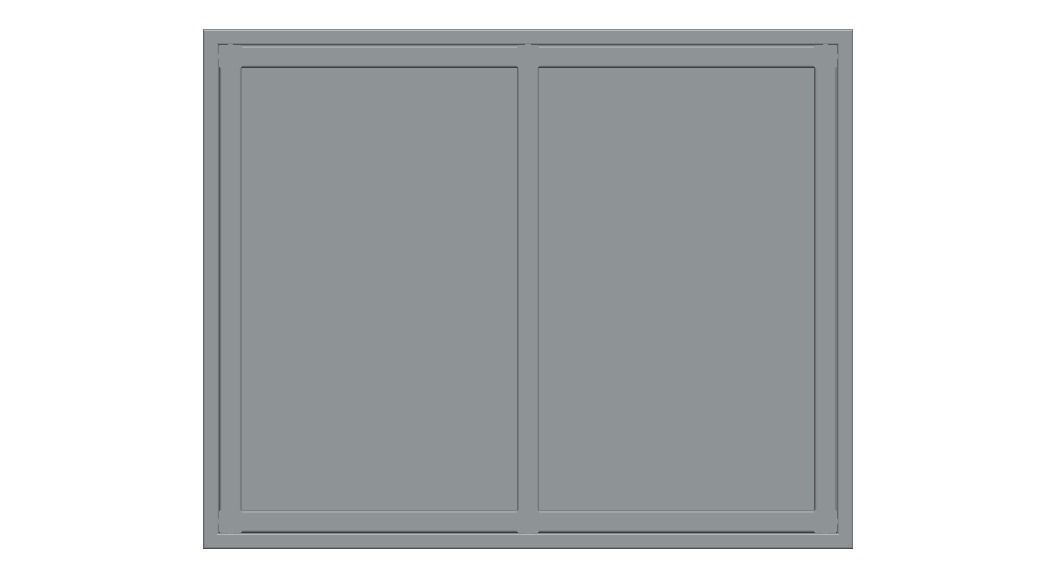 Custom Steel Table With Undershelf 3D model_25