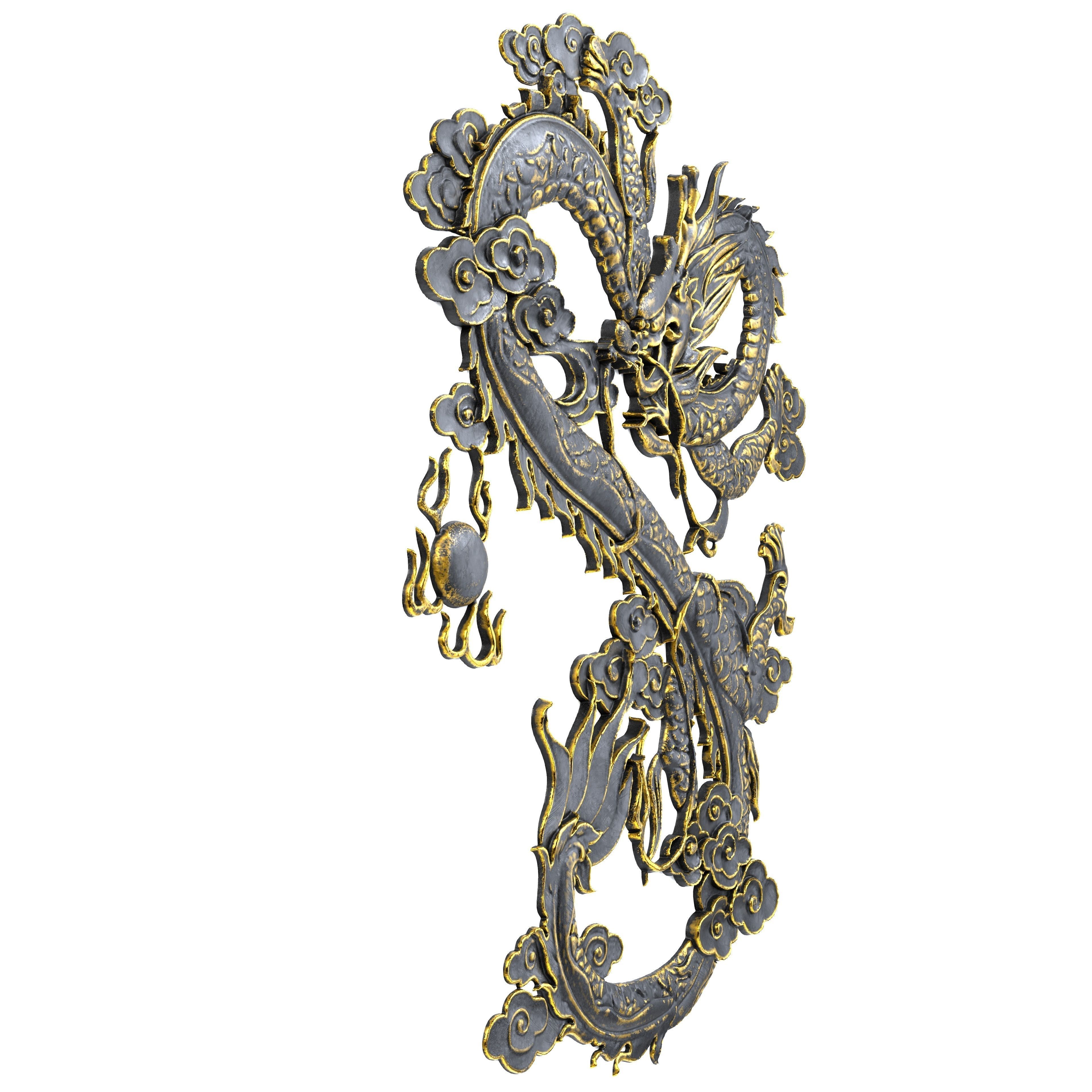 Dragon Ornament Vol 05-1 3D model_5