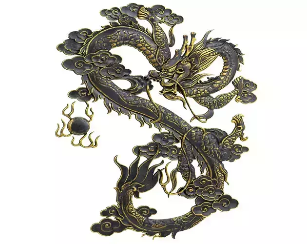 Dragon Ornament Vol 05-1 3D model