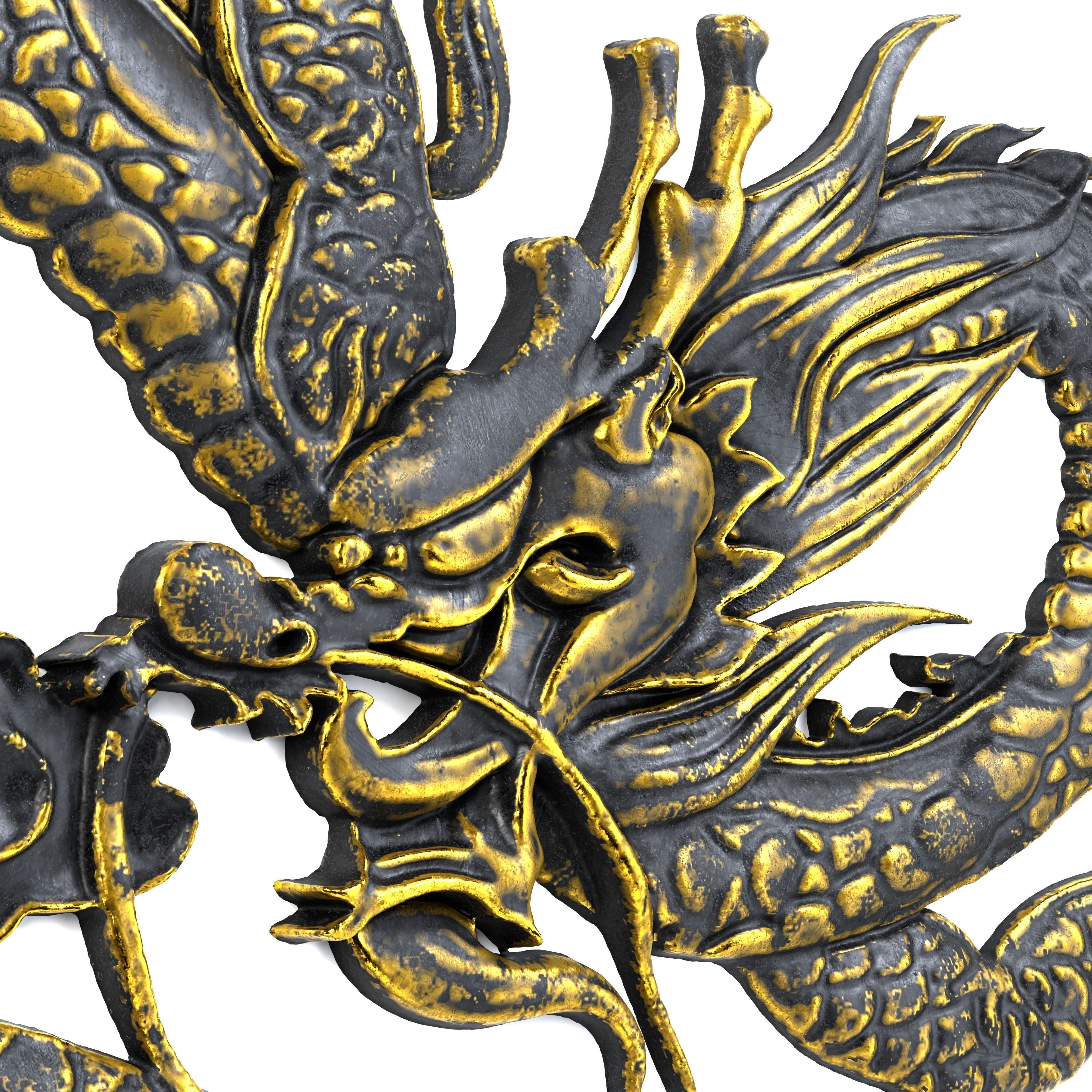 Dragon Ornament Vol 05-1 3D model_2