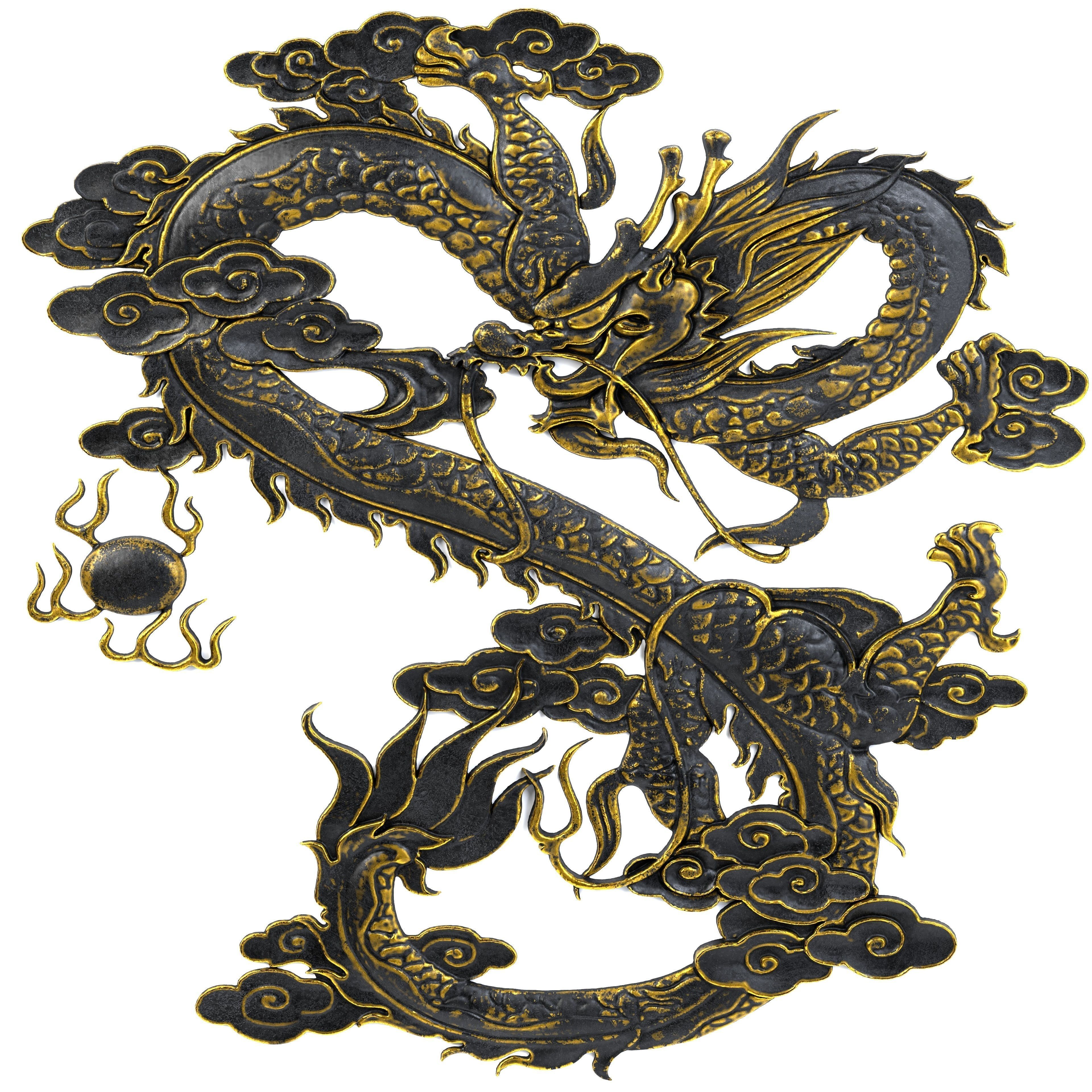 Dragon Ornament Vol 05-1 3D model_1