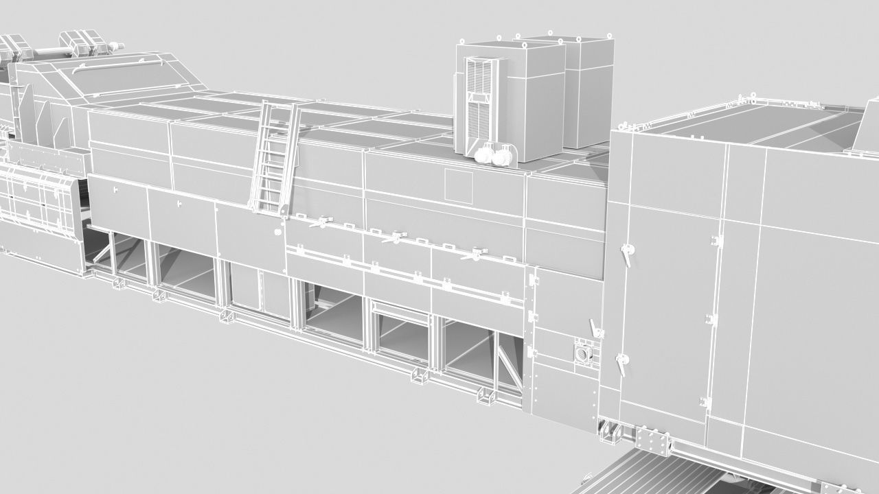 Automatic Sorting and Screening Machine 3D model_15