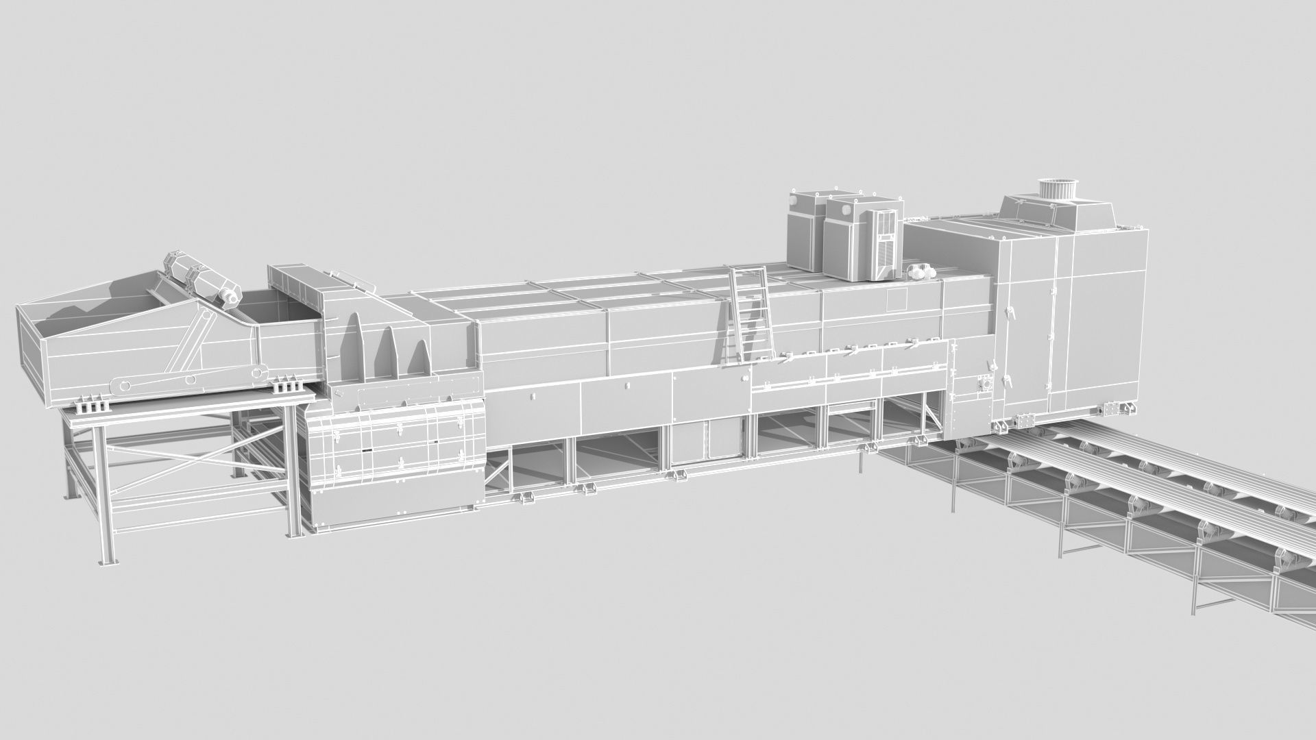 Automatic Sorting and Screening Machine 3D model_13