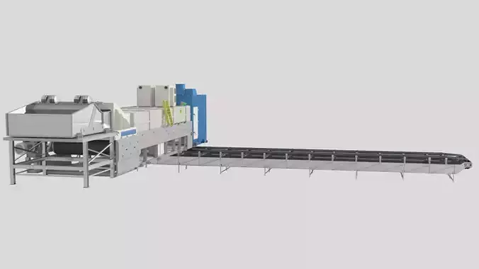 Automatic Sorting and Screening Machine 3D model