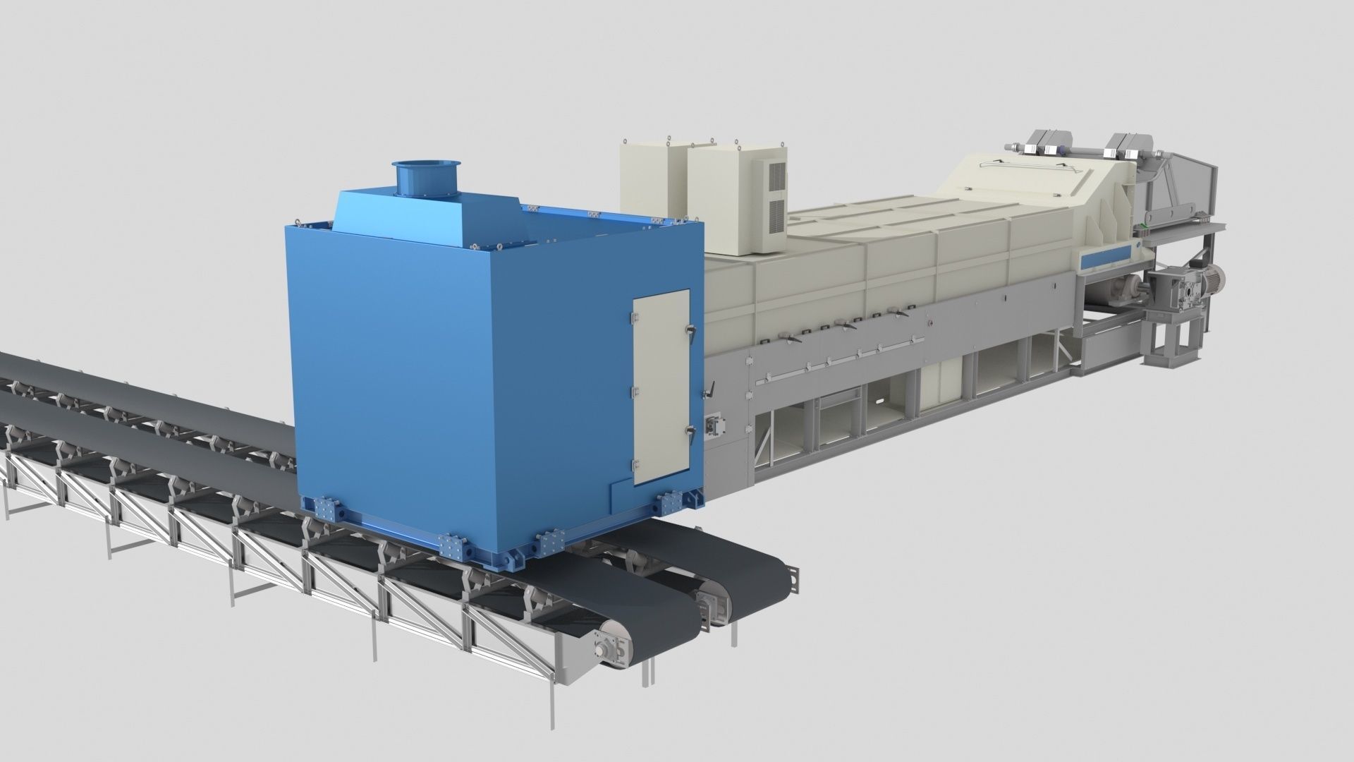 Automatic Sorting and Screening Machine 3D model_4