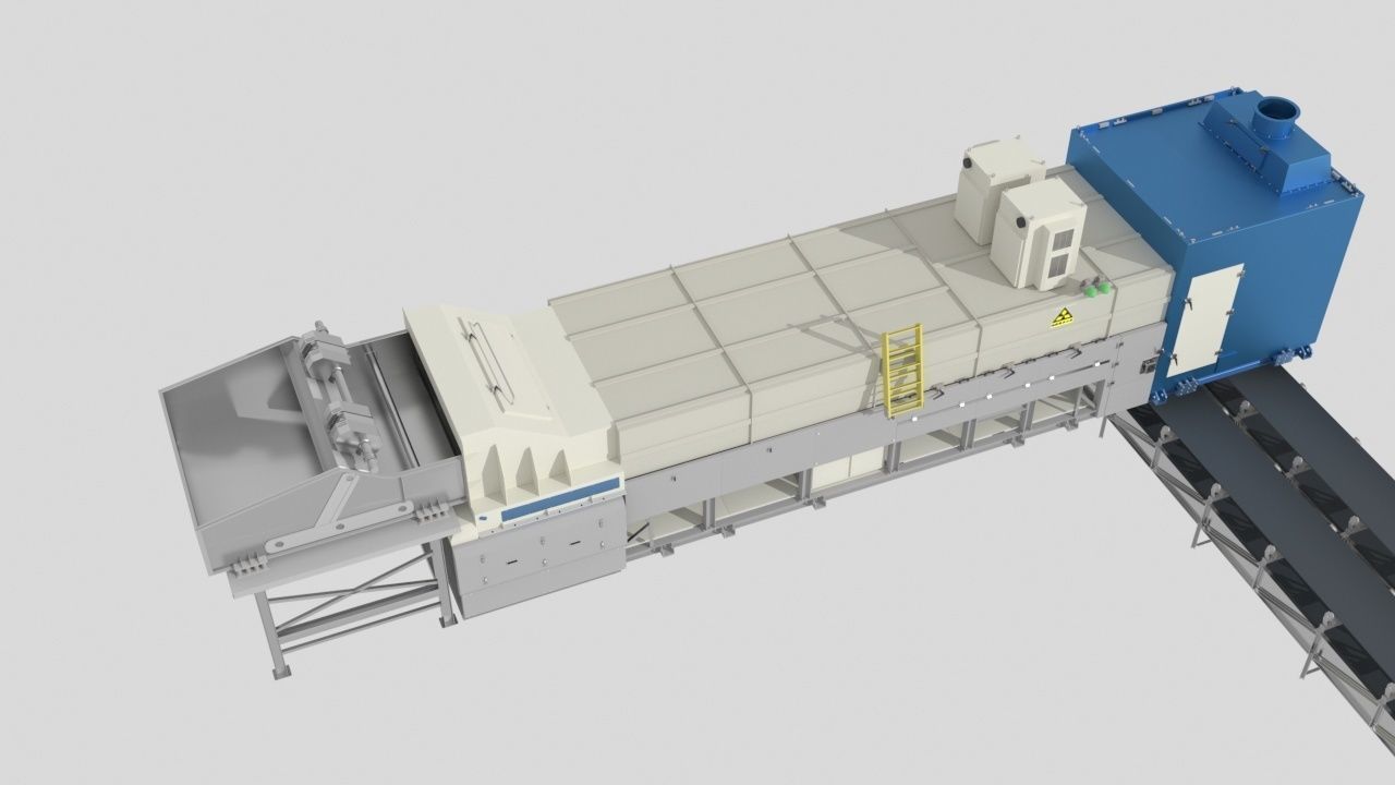 Automatic Sorting and Screening Machine 3D model_6
