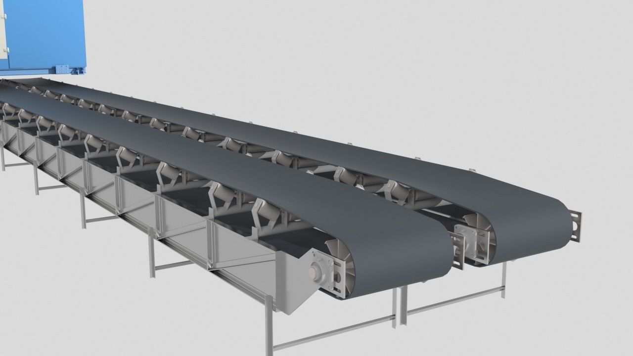 Automatic Sorting and Screening Machine 3D model_12