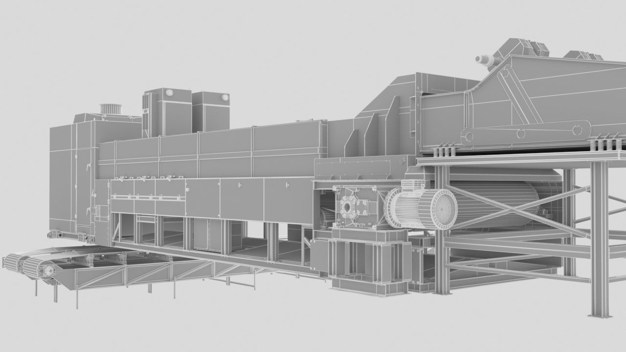 Automatic Sorting and Screening Machine 3D model_18